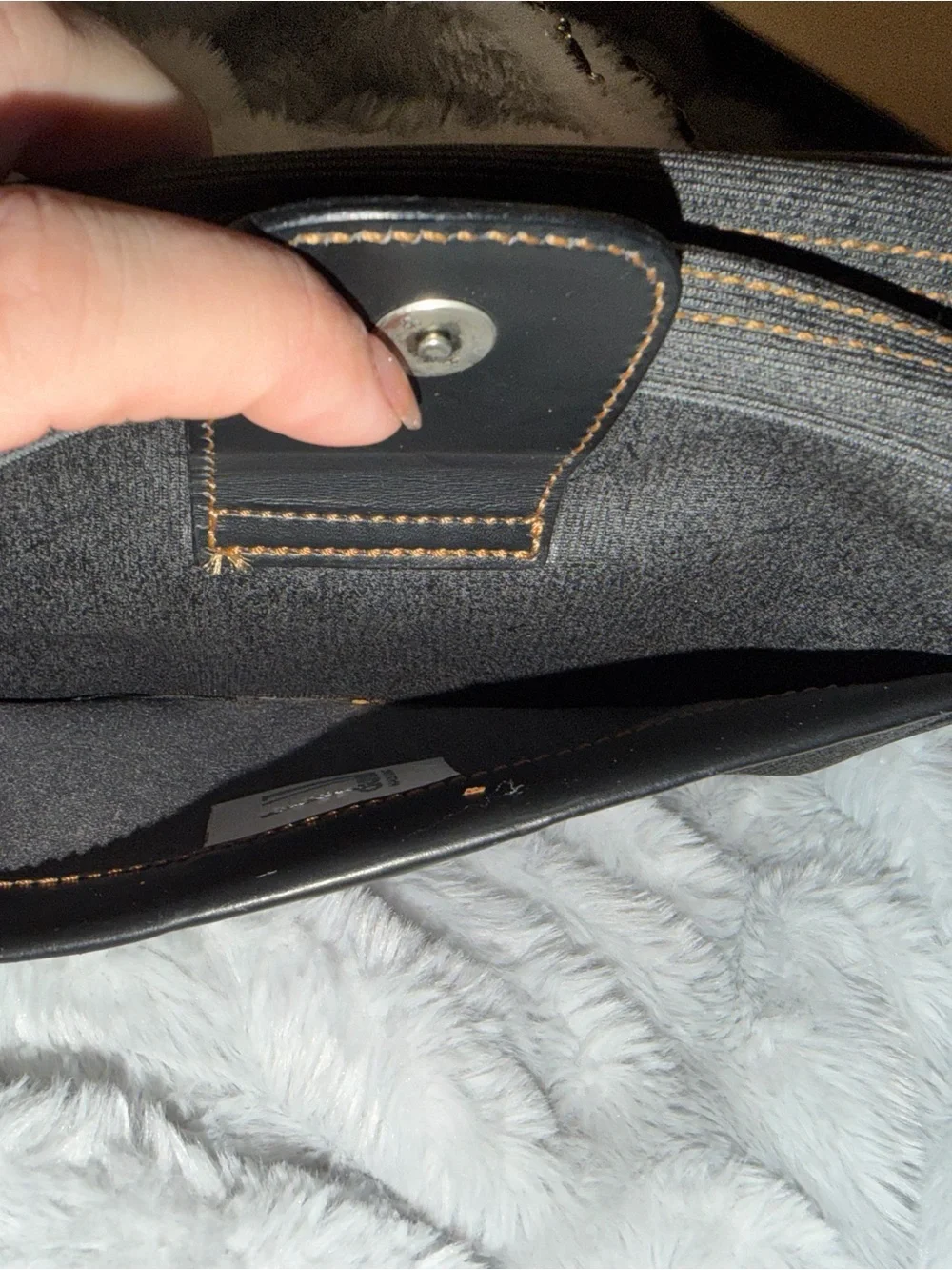 Dunhill Grey Travel Bag - Compact Canvas & Leather